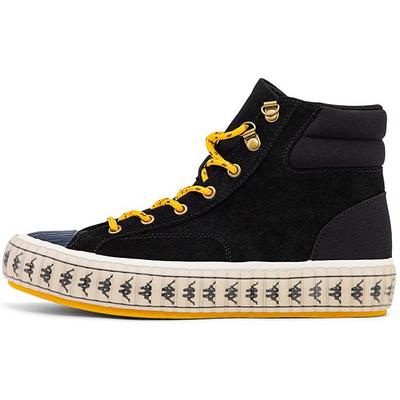 Leather Casual High-Top Sneakers Unisex Sneakers Black K0BZ5VS20-990