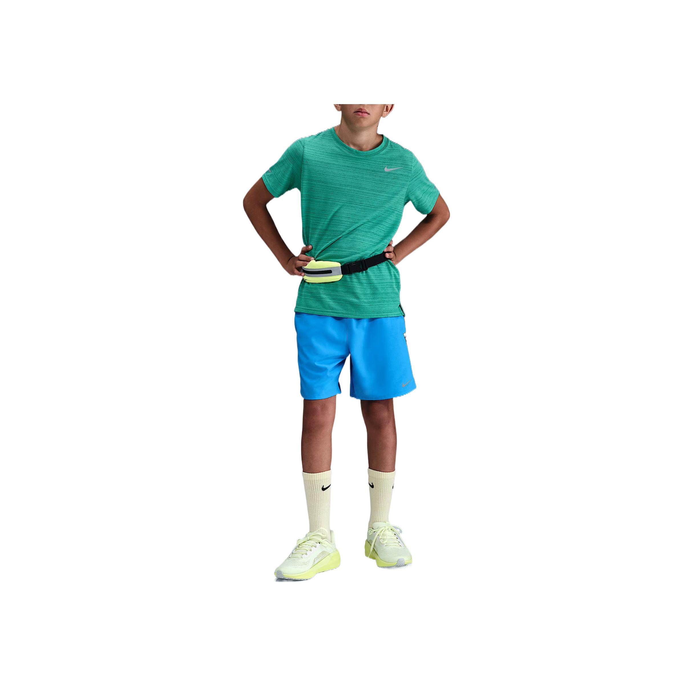 

Nike Dri-Fit Fashion Versatile Trendy Simple Shorts Kids Shorts FD0238-435 L