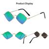 Frame UV Protection Film Small Sun Glasses Women's Sunglasses Diamond Shape Men's Shades