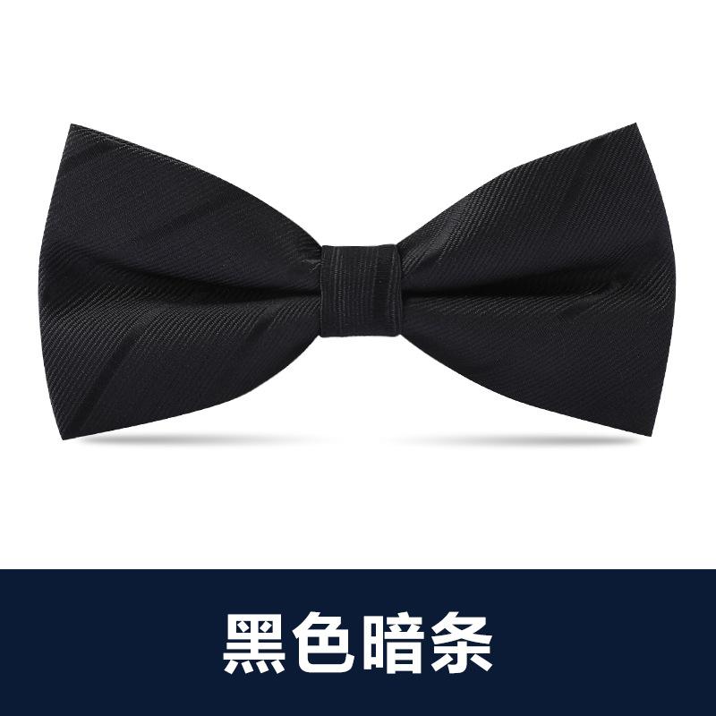 Men'S Double Bow Tie Groom Best Man Burgundy Black Dress Shirt Wedding British Korean Edition Bow Women