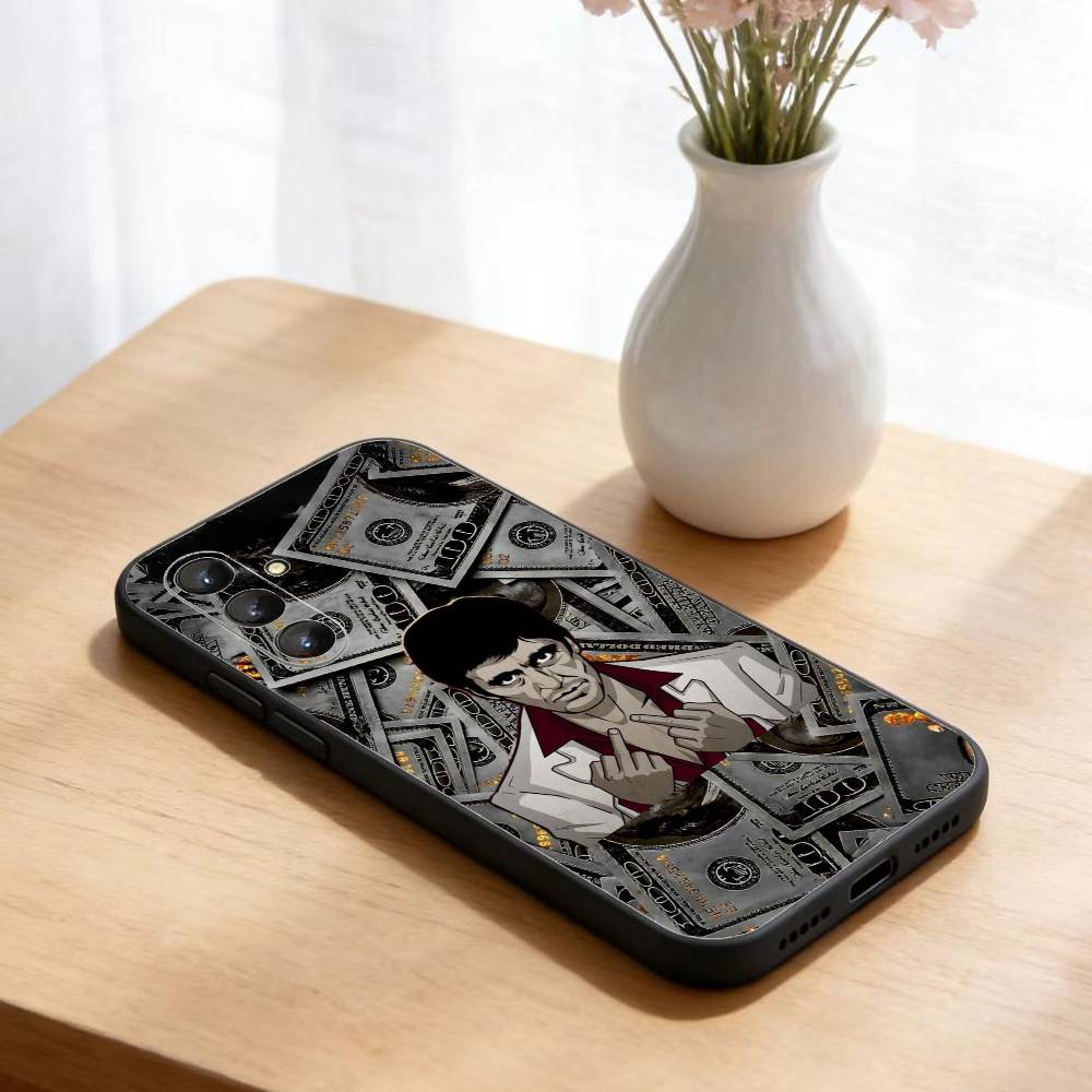 W-Scarfaces-1983 Film Phone Case For Samsung Galaxy A73,A72,A71,A70,A52,A51 Others Soft Black Cover