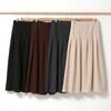 From Heart High Quality Pintuck Flare Long Skirt