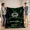 Panathinaikos Smaragd Pride Decke bedruckte Decke weich und gemütlich perfekt für das Wohnzimmer Bett Sofa oder ein Nickerchen, Geschenk