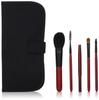 Takeda Brush Kumano Starter Set, Basic 5-Piece Camellia Makeup Brushes with Pouch & Gift Box, Authentic Handcrafted Japan, Professional Beauty Kit