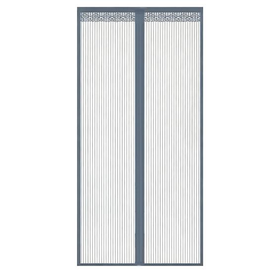 Magnetic Screen Door, Mosquito Barrier Screen Door, Hands-Free Magnetic Closure, Pet And Kid Friendly, Insect Proof Mesh for Front Door or Sliding XXXXL серый