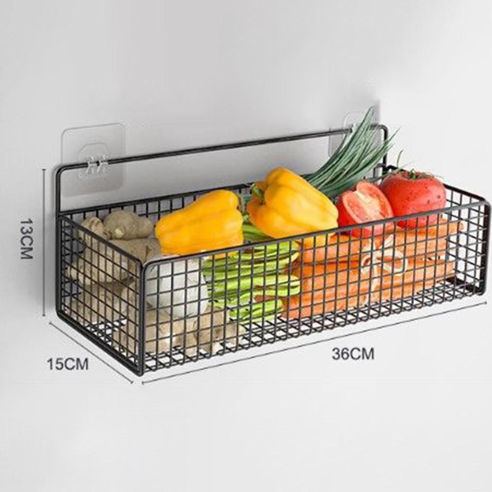 

Полка для слива, настенная, перфорированная, корзина для хранения из колючей проволоки L чёрный