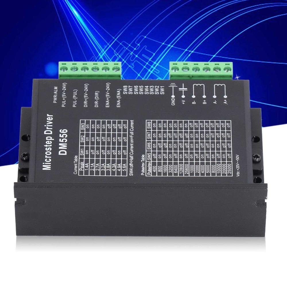 2 Phase Stepper Motor Driver 24-50VDC Stepper Motor Controller Digital Stepper Driver CNC Machine