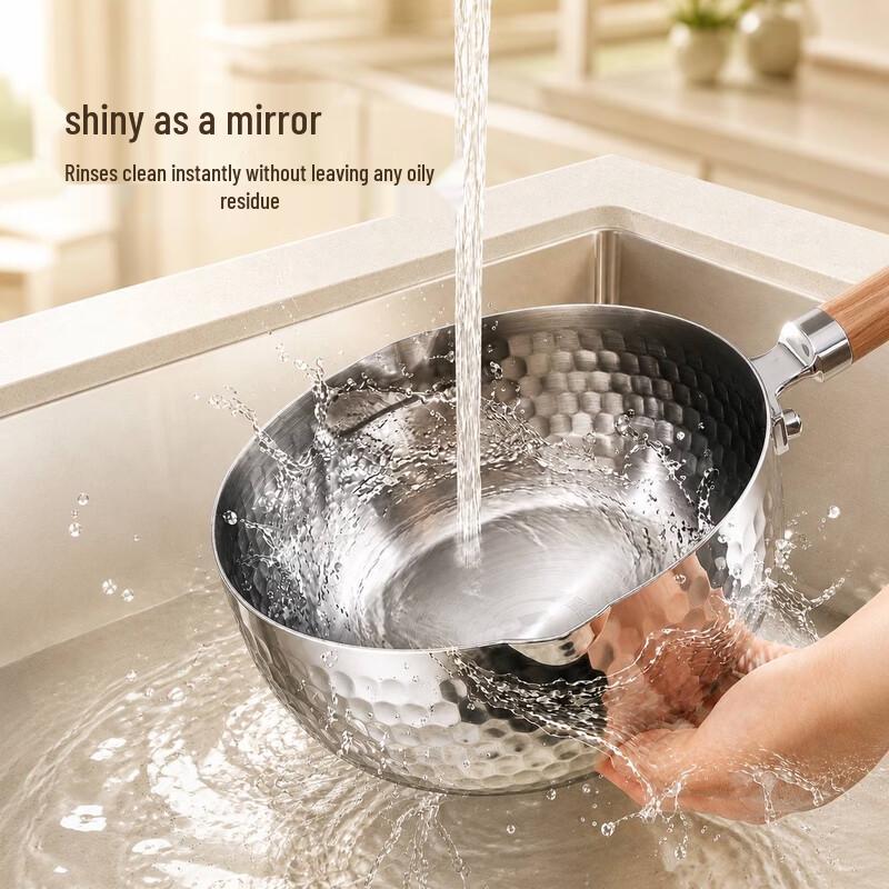 AUX Pure Titanium Non-Stick Yukihira Saucepan