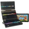 Professional Waterproof Acrylic Marker Set - Non-Bleeding, Quick-Dry Graffiti Pens for Primary Students' Art Projects & Special Color Painting
