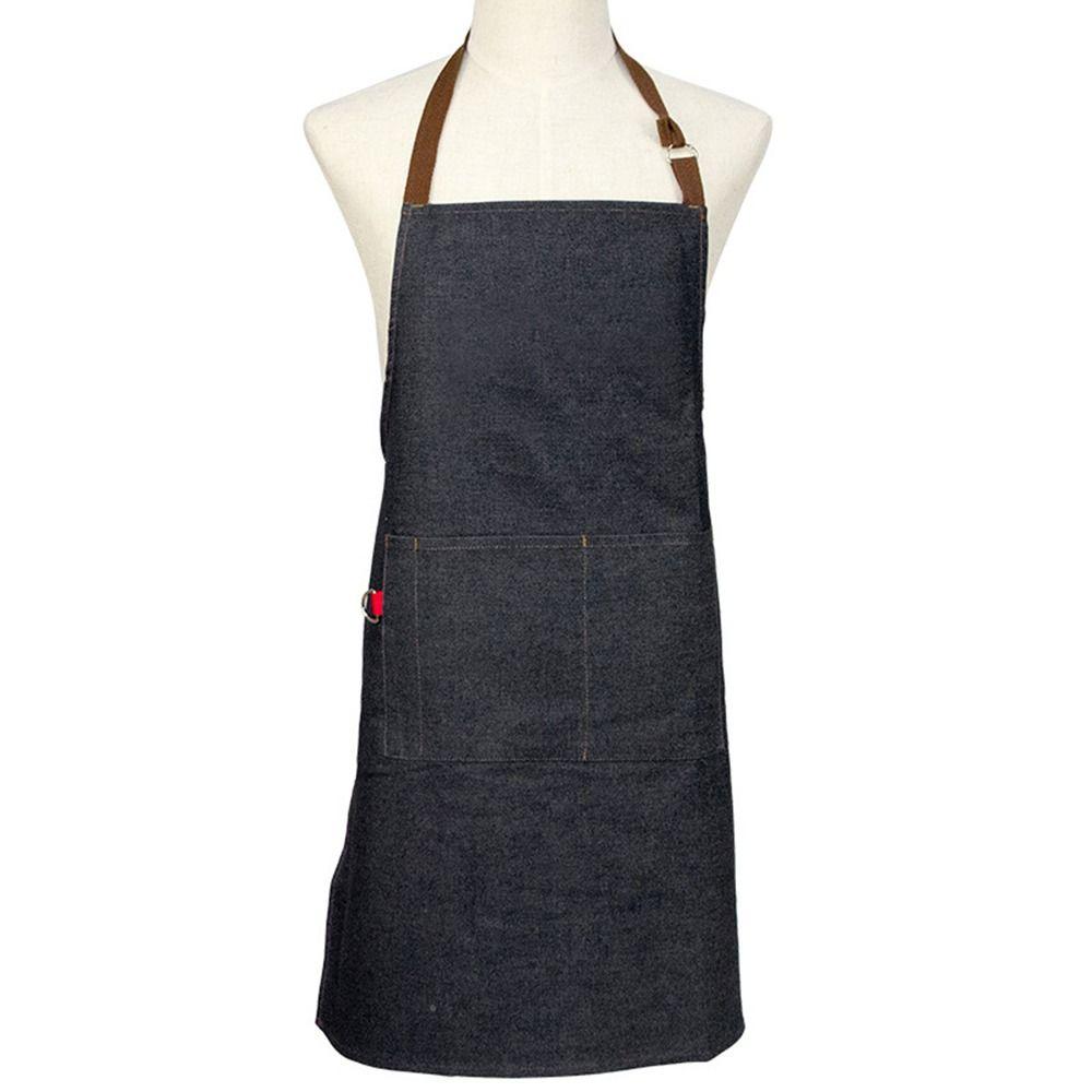 Unisex Kitchen Cooking Apron Oil-Proof Waiter Extended Aprons Barber Work Clothes  Restaurant Use