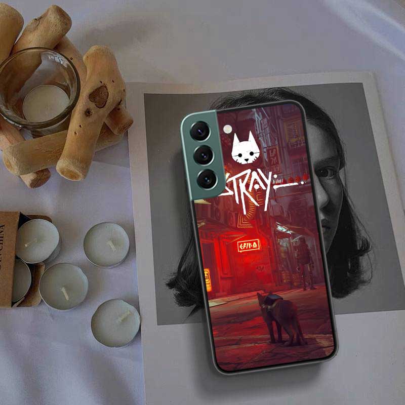 Spiel S-Stray Cat Handyhülle Für Samsung Galaxy S22 S25 Ultra S21 S10 Plus S26 Edge S20 S23 S24 FE Hülle Silikon Weich TPU Cl