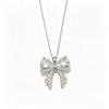 Women's Light Luxury Cross-Border Bow Necklace with Micro-Inlaid Zircon – Non-Fading, Versatile Fashion Accessory