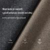 Xiangying Commuter Style Wool Blend Casual Pants