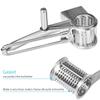 Rotatable Hand Crank Cheese Grater Silver Cheese Cutter Slicer Rotary Cheese Grater  Kitchen