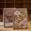 Landscape Stickers Scene Sticker Book Dream Town 4.0 Series Cottages Quiet Book  Scrapbooking