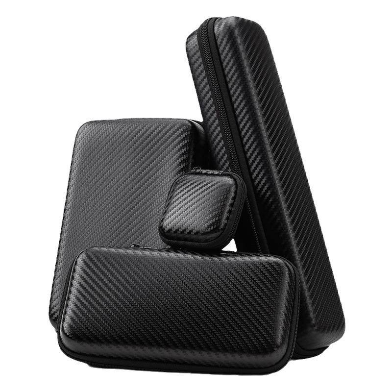 EVA Portable Hard Drive & Earphone Storage Bag with Multifunctional Cable and Tool Compartments