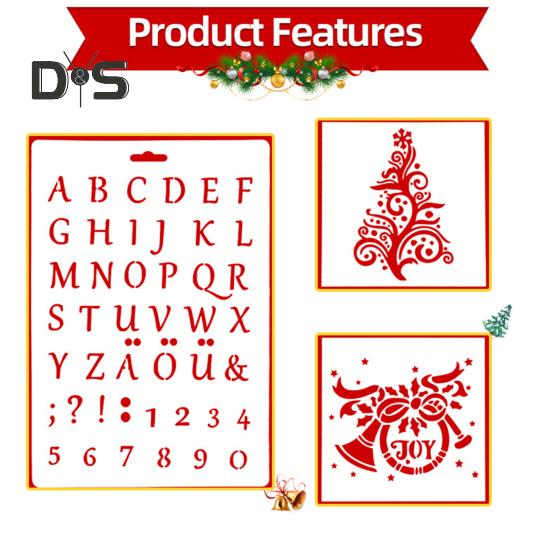 Fine Workmanship Cake Stencil Hollow Out Delicate Christmas Fondant Cake Rim Mesh Embossing Stamp Mold