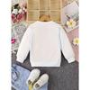 European sizes Children's Sweatshirt, Six Seven "67" Number Print Round Neck Sweatshirt, Skin-Friendly Fabric, Cute Pattern Fashionable Eye-Catching