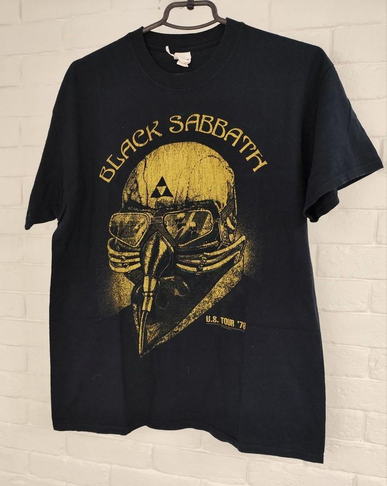 

Black Sabbath U.S. Tour Bend Rock Black Unisex Tshirt Reprint S-5XL KH11500 Unisex T-Shirt S