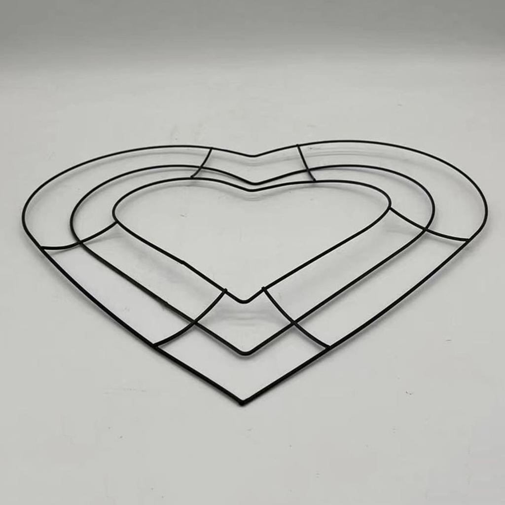 Yousheng Bienenstock Kranzrahmen Herz Metall Drahtform Bienenförmiger Drahtrahmen Kranzform für Blumen Bänder DIY Kranz Heimdeko