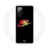Case for Samsung Galaxy S20 FE Nike Logo Black Background Color