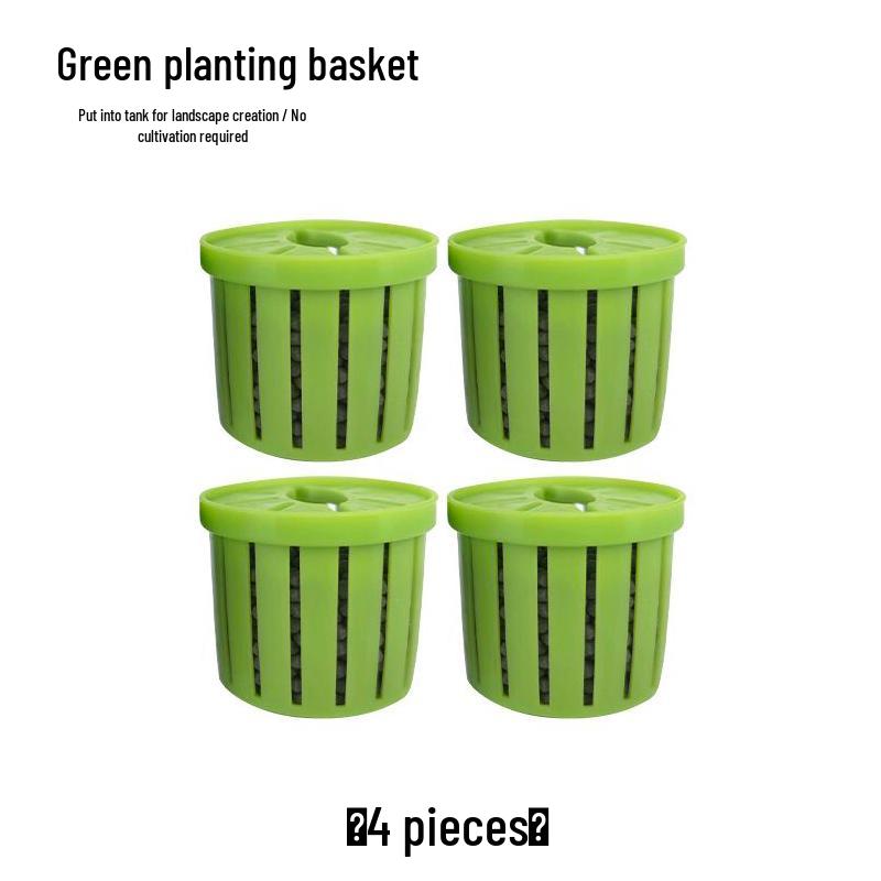 Fish Tank Planting Basket: Home Landscaping Cup for Water Plants and Flower Root Holders