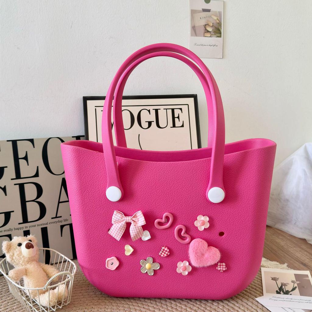 EVA Beach Handbag: Large Capacity DIY Travel Tote