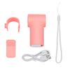 Handheld Mini Fan with 360 Degrees Clip 6 Speeds LED Display USB Rechargeable Portable Handheld Cooling Fan for