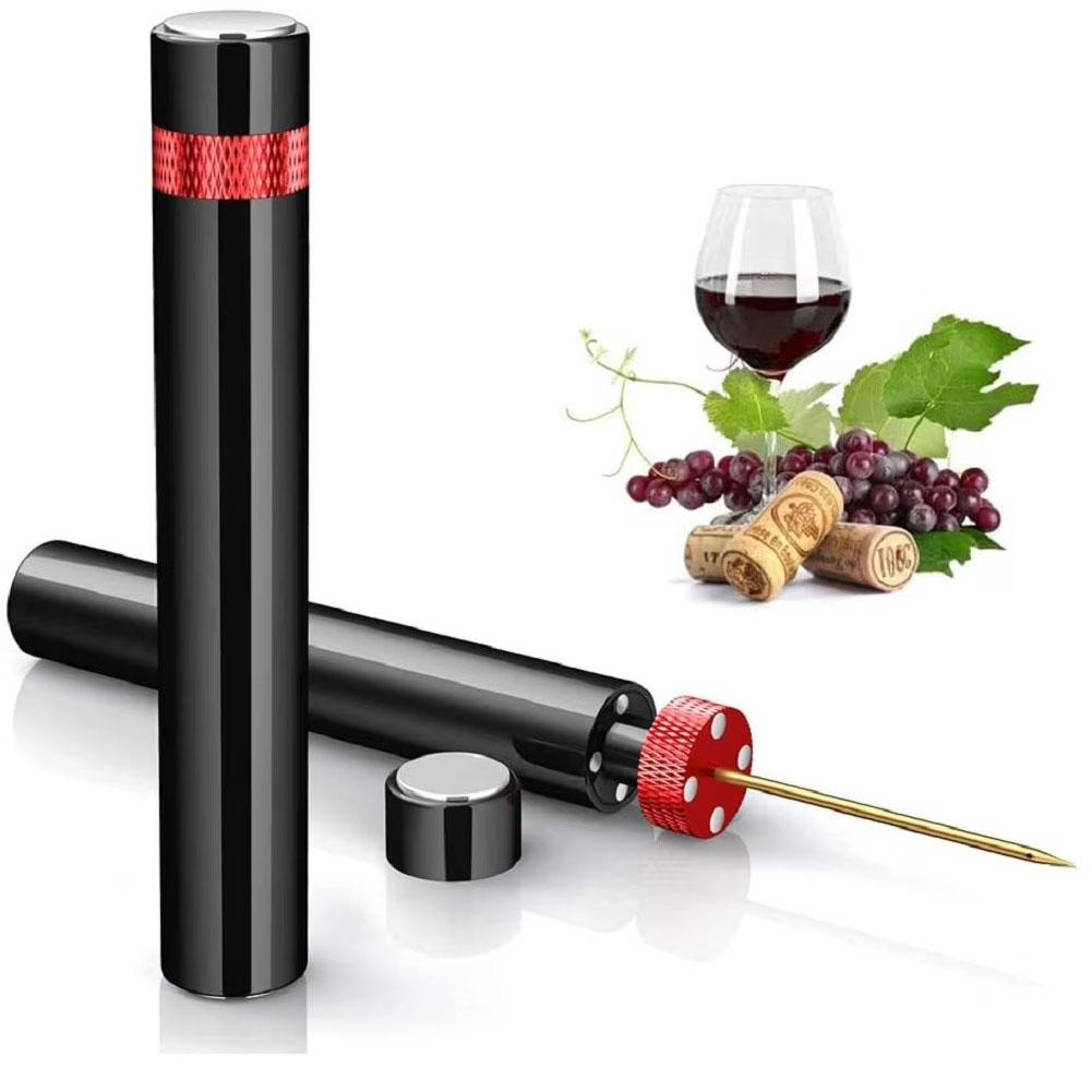Portable Stainless Steel Air Pump Wine Opener Air Pressure Quick Cork Needle Wine Tools Remover Corkscrew Barware B3D4