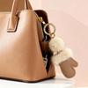 Guanti in Pelliccia di Visone Portachiavi Borsa Tote & a Tracolla Ciondolo di Peluche