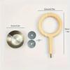 1pc Small and Medium-sized Parrot Stainless Steel Food Bowl, Water Cup, Snack Box, Grinding Claw Stand Pole