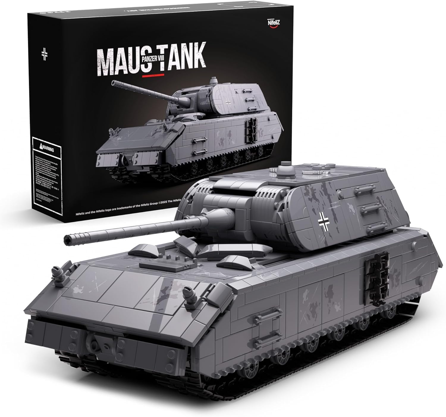

Nifeliz Maus Sherman Tank Building Blocks Toy for Adults, Military Model Building Blocks for OfficeHome Decor Military Fan Birthday Gift (2,272
