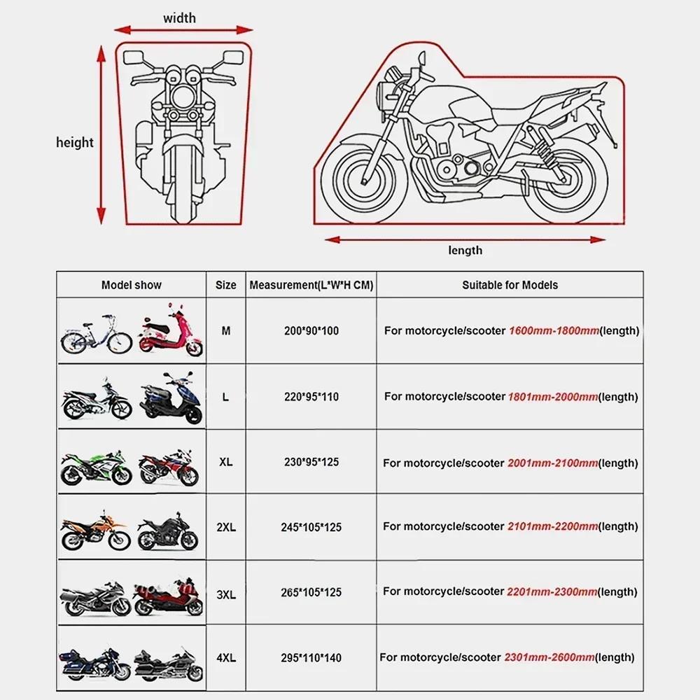 Waterproof Bicycle Cover M-3XL Outdoor Indoor Scooter Motorbike Cover Uv Protector MTB Bike Dustproof Rain Snow Cover All Season