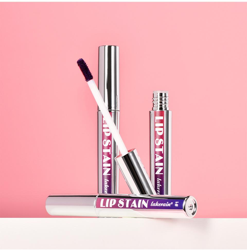 Srebrna Tubka Peel Off Tatuaż Błyszczyk do Ust Wodoodporny Płynny Matowy Tint do Ust Różowy Odcień Zrywany Lip Stain Nie Przywierający do Kubka Szybkoschnący Makijaż