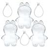 For Labubu Transparent Protective Cover V1/V2/V3/V4 Acrylic Display Case Dust Display Organizer Doll Accessories With Keychain