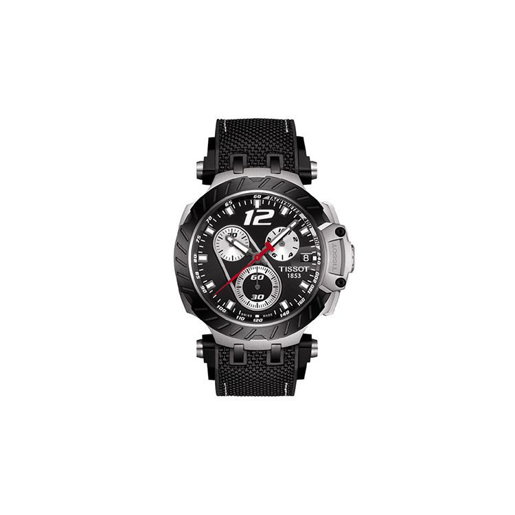 Tissot Men's Black Racing Series Quartz Movet 2019Jl Special Edition Watch 43Mm Dial Stainless Steel Case Rubber Strap Watches T115.417.27.057.00