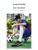Kids' Long Spike Low-Top Soccer Shoes for Turf - Ideal for Elementary Students