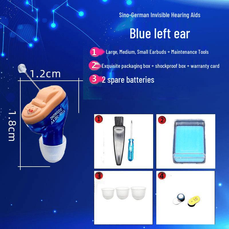 Portable Invisible Hearing Aid: Battery-Powered Sound Amplifier for Young and Elderly Users