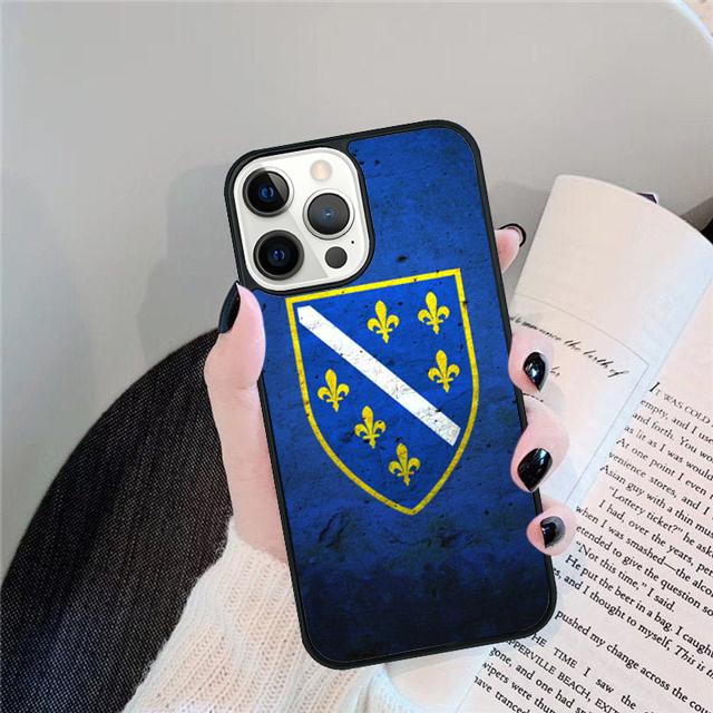 Bosnia and Herzegovina Flag Phone Case Cover For iPhone 17 Air 15 16 14 11 13 Pro Max 12 Plus Max Cover Coque