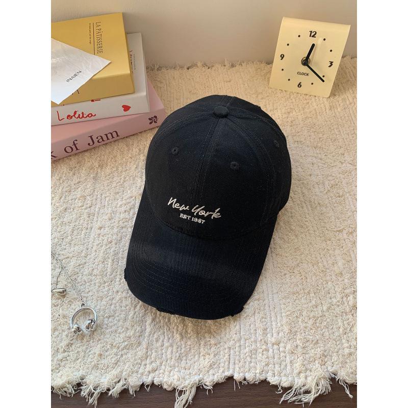 Spring And Summer Japanese Casual Letter Soft Top Cap Men'S And Women'S Versatile Street Face Small Baseball Cap