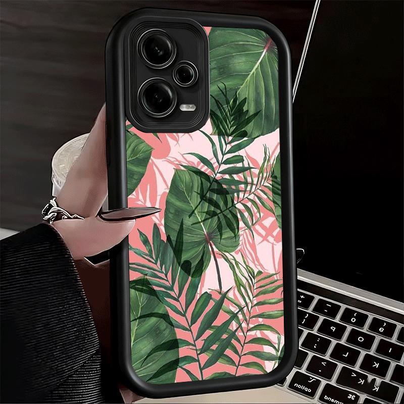 Phone Case for Xiaomi Redmi Note 15 14 13 Pro Plus Summer Plants Green Leaf Shell 12S 11 11S 11T 5G 14S Soft Silicone Funda