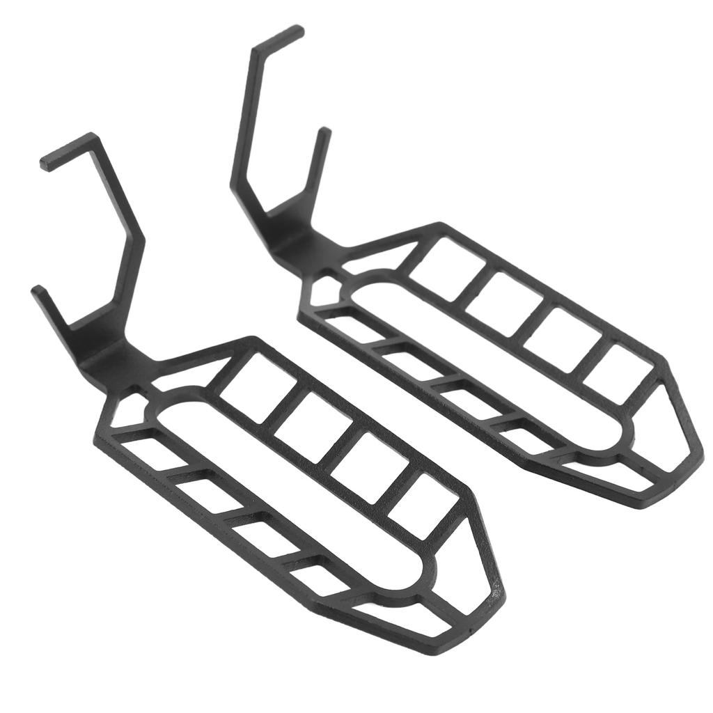 Paar Motorrad Blinker Schutzabdeckung Edelstahl Schwarz Ersatz für CB500X