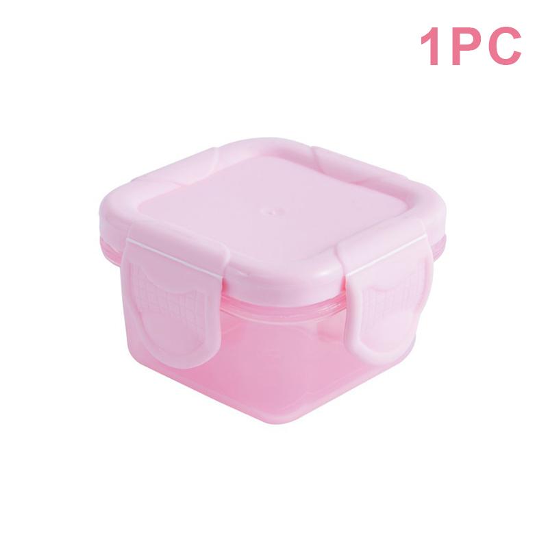 1/7Pcs Candy-Colored Mini Sealed Storage Box For Storing Hamster Snacks And Separating Condiments - Portable