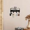 Metal Infinity Heart Key Hook Wall Mounted Office Kitchen Bathroom Outdoor Porcelain