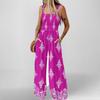 Elegant Summer 2026 European & American Style Casual Printed Strappy Jumpsuit