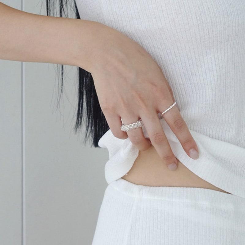 PONY PRESS CLUB Glass Mood Ring