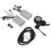 Elektrofahrrad Controller 52V 25A 1200W Dual-Antriebsmotor Controller Kit mit Display Hohe Leistung für Elektroroller