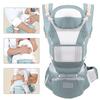 Infant Hipseat Multifunktions Ergonomische Baby Wrap Atmungsaktive Neugeborenen Vorne Träger #3