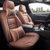 Compatible with 2013, 2015, 2016 Buick Excelle Leather Car Seat Cover, All-Season, Full Coverage