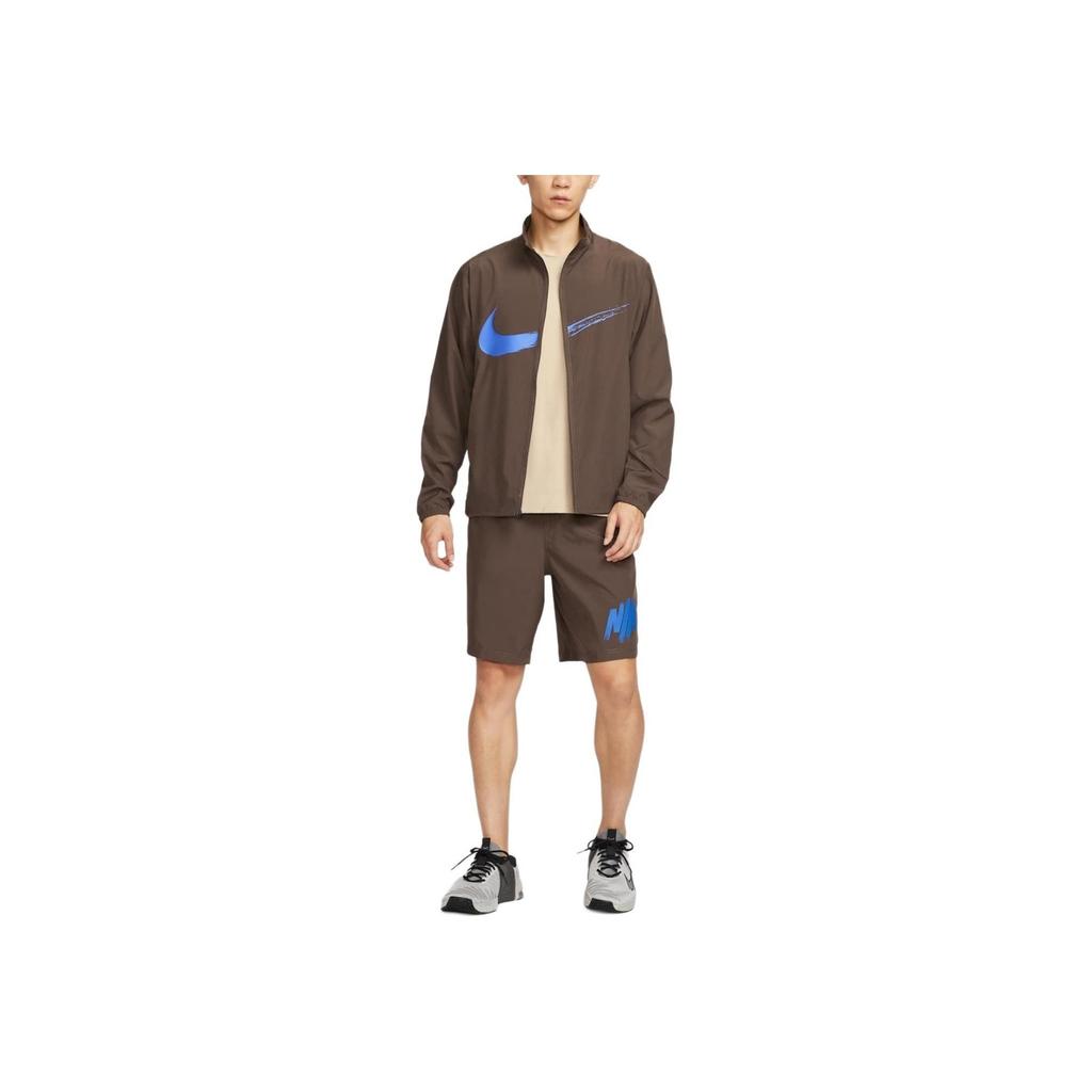 Nike Form Dri-FIT Baroque Brown Comet Blue Men's Versatile Jacket HV0395-237